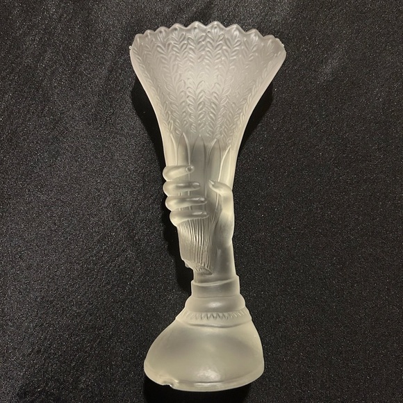 EAPG 1876 Centennial Exposition Philadelphia Art Glass Hand Vase Antique - Picture 2 of 9